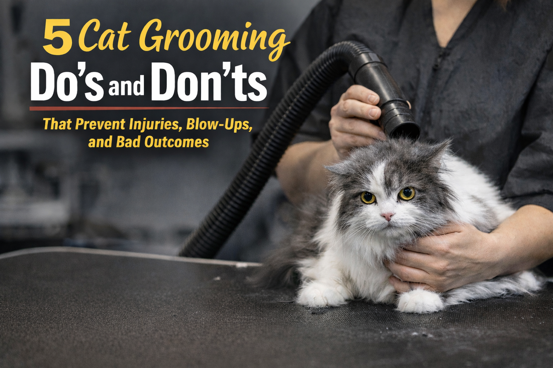 5 Cat Grooming Do’s and Don’ts That Prevent Injuries, Blow-Ups, and Bad Outcomes